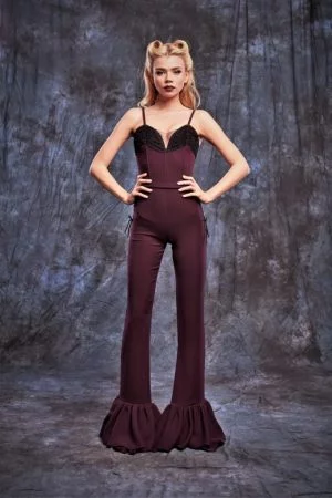 Jumpsuit with flared trousers 2 Evening Jumpsuit Passion by D