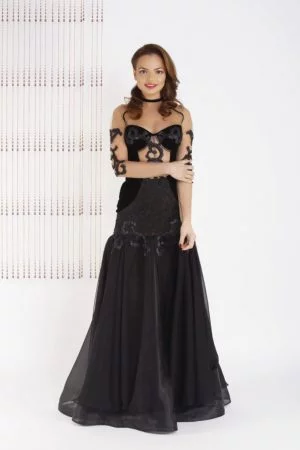 Evening Jumpsuit Short Velsik 1 Evening dress