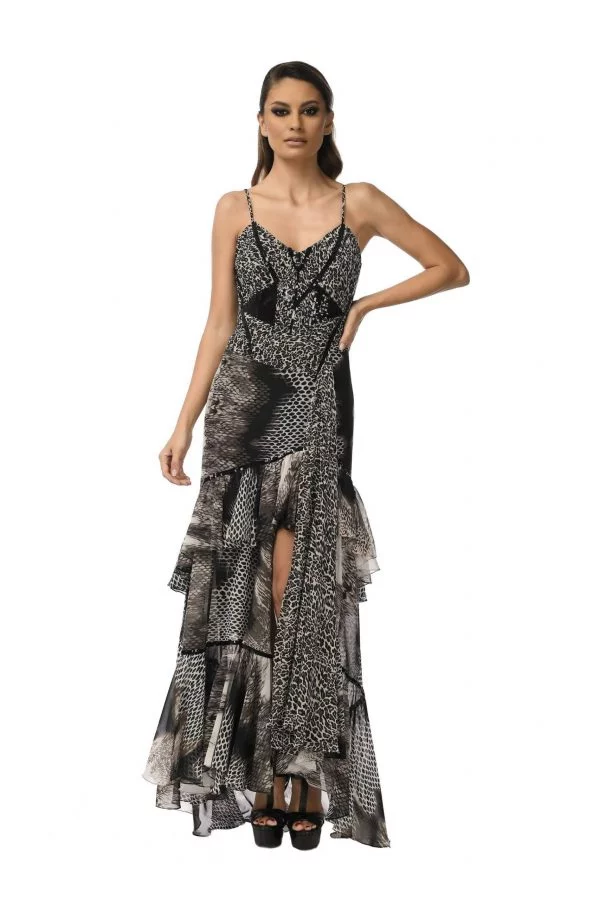 Evening Corset Dress with Sequins