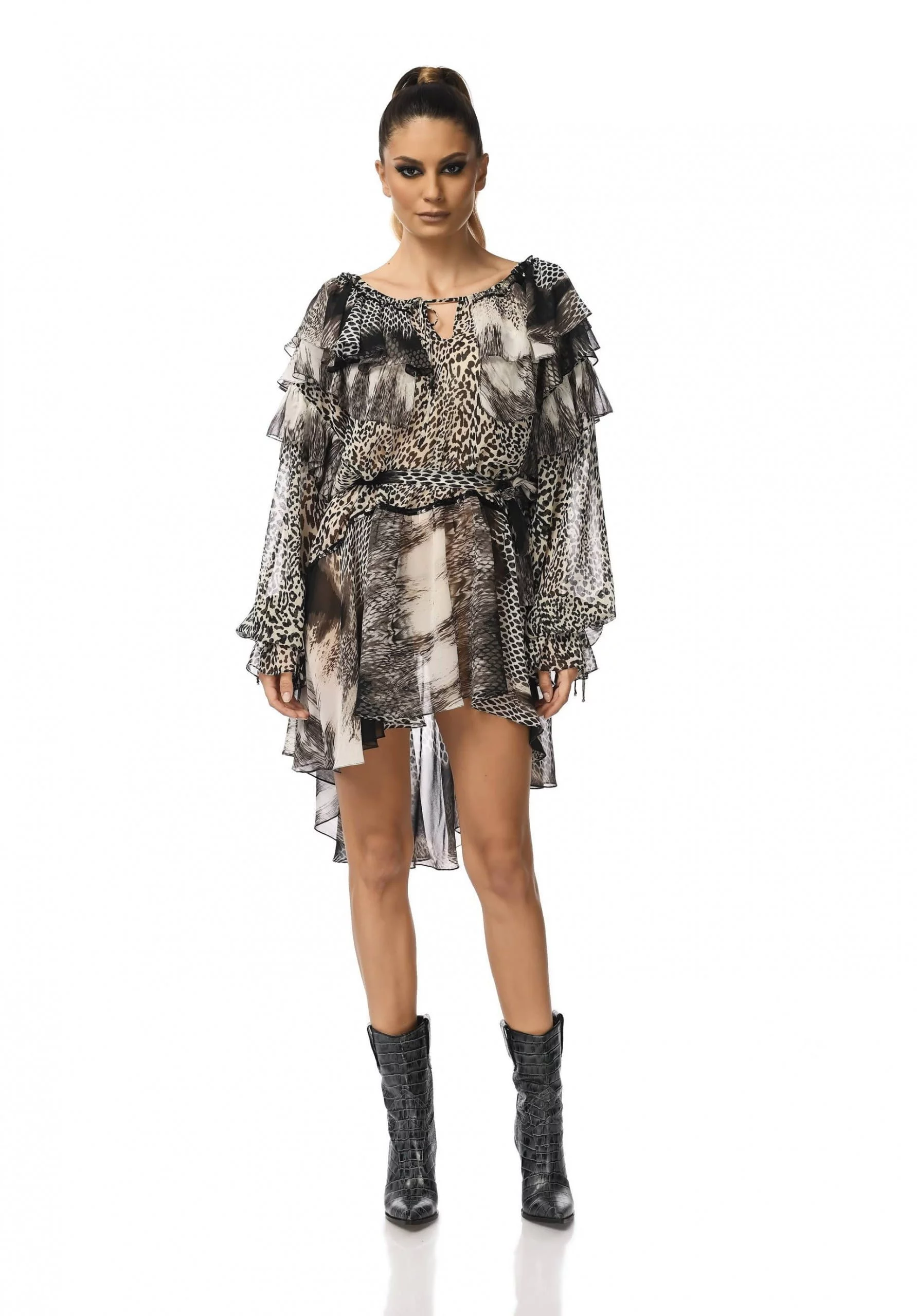 Mini Dress Animal Print
